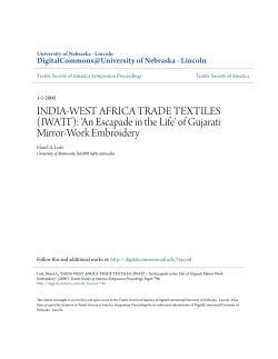 INDIA-WEST AFRICA TRADE TEXTILES (IWATT)