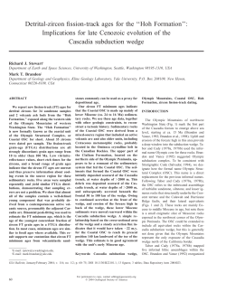 Detrital-zircon fission-track ages for the