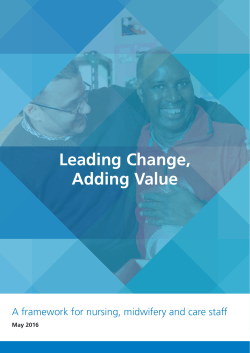 Leading Change, Adding Value