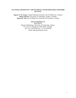 cultural sensitivity and its impact on business