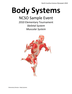 NCSO Sample Event - North Carolina Science Olympiad
