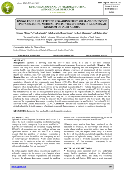 Full Text Article - European Journal of Pharmaceutical and Medical