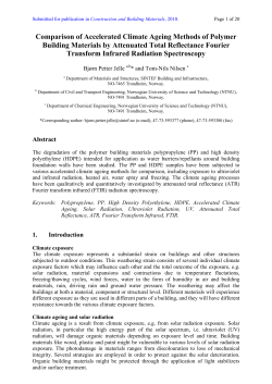 Comparison of Accelerated Climate Ageing Methods