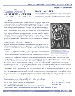 About the exhibition - Saint Louis University