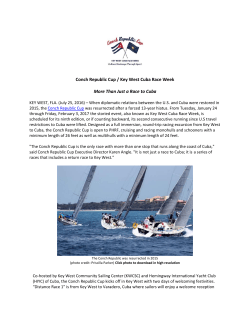 Conch Republic Cup / Key West Cuba Race Week More Than Just a