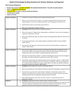 Depth of Knowledge Guiding Questions for Denied