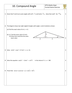 Compound Angle