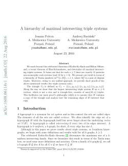 A hierarchy of maximal intersecting triple systems