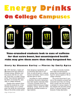 Energy Drinks - La Salle University