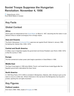 Soviet Troops Suppress the Hungarian