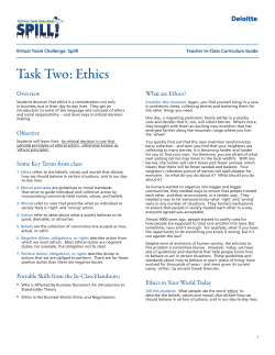 Task Two: Ethics - Virtual Enterprises International