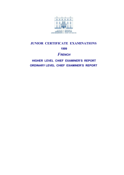 French - State Examination Commission