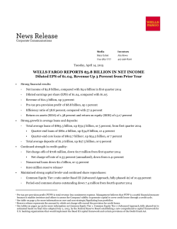 first-quarter earnings