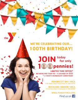 100TH BIRTHDAY! pennies!