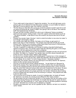 Catcher in the Rye Review - TPSenglish10studentPisano