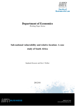 A case study of South Africa
