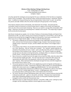 March Meeting Minutes - RE Lee Memorial Episcopal Church