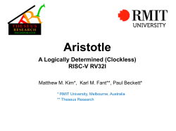 Slides - RISC-V Foundation