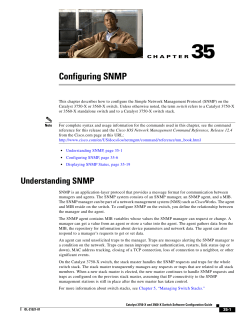 Configuring SNMP