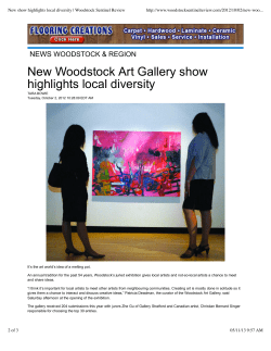 New show highlights local diversity | Woodstock Sentinel Review
