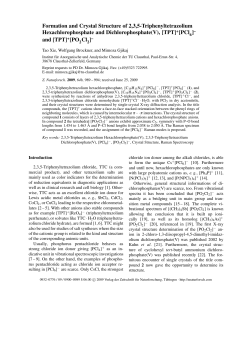 Formation and Crystal Structure of 2,3,5