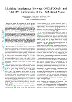 Modeling Interference Between OFDM/OQAM and CP