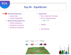 Exp 04 - Equilibrium