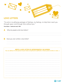 Document for the Student