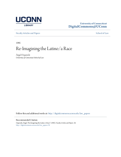 Re-Imagining the Latino/a Race