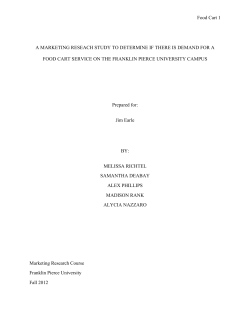 Food Cart Written Report - eRaven