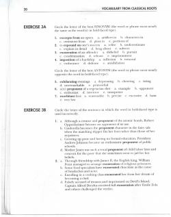 EXERCISE 3A