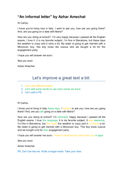 Let`s improve a great text a bit