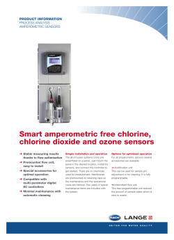 Smart amperometric free chlorine, chlorine dioxide and