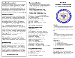 Newsletter -3rd Volume-December 2011 - NAACP
