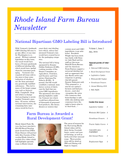 July 2016 - Rhode Island Farm Bureau