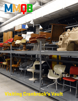 MMQB Article - Cranbrook Academy of Art