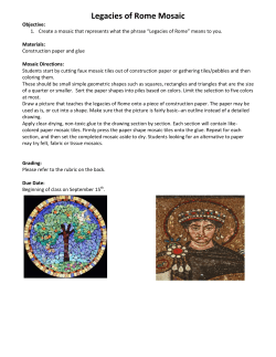 Legacies of Rome Mosaic