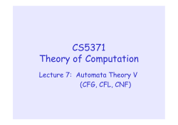 CS5371 Theory of Computation