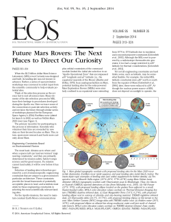 Future Mars Rovers: The Next Places to Direct Our Curiosity