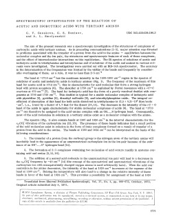Spectroscopic investigation of the reaction of acetic and