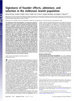 Signatures of founder effects, admixture, and selection in the