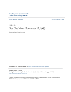 Bee Gee News November 22, 1933