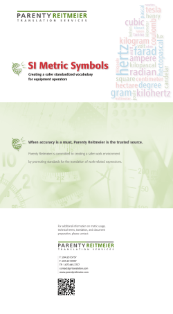 SI Metric Systems WEB