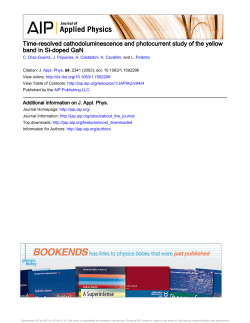 Time-resolved cathodoluminescence and photocurrent study of the