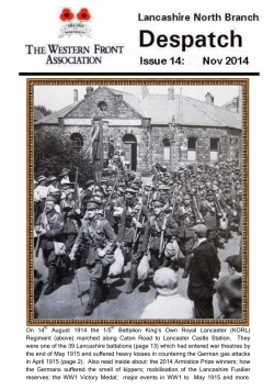 On 14th August 1914 the 1/5th Battalion King`s Own Royal
