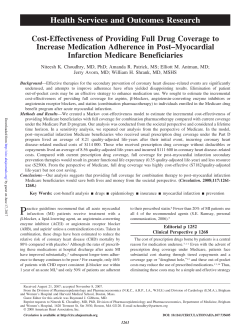 Cost-effectiveness of providing full drug coverage to