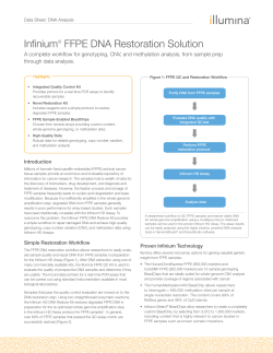 Infinium FFPE DNA Restoration Solution