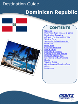 Destination Guide - ibex global destinations