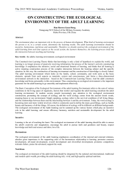 on constructing the ecological environment of