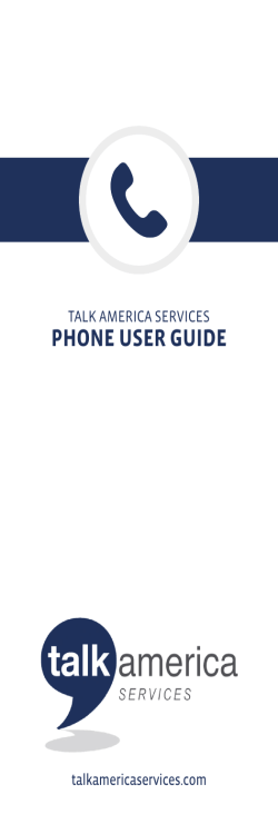 End User Guide - Talk America Services